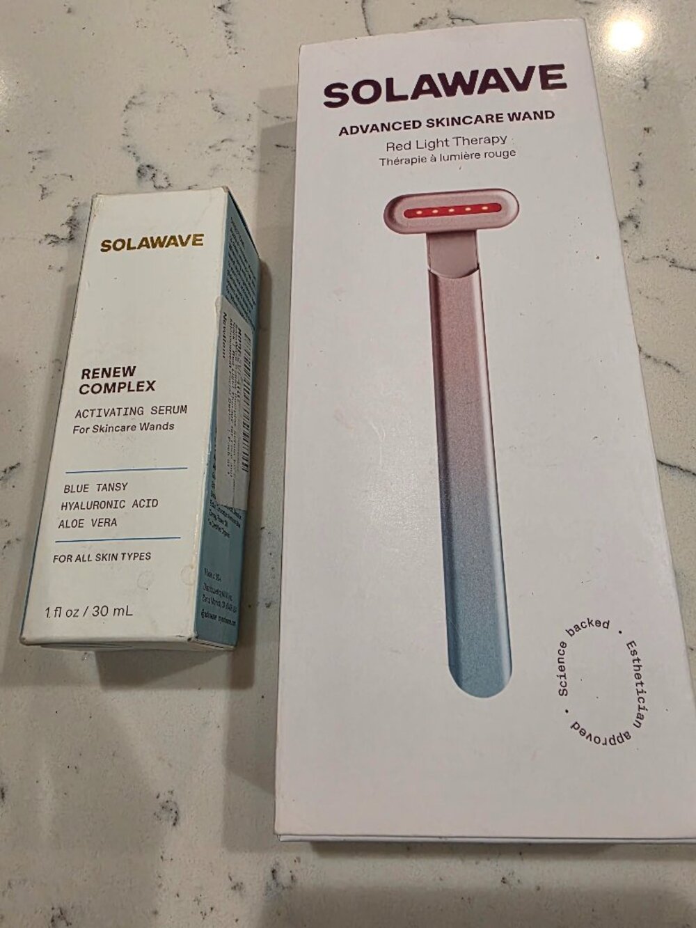 Solawave Advanced Skincare Wand & Renew Complex Activating Serum
